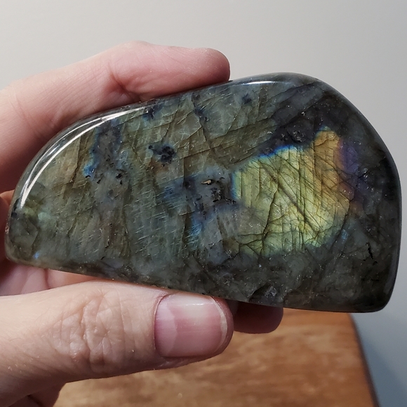 Labradorite Crystal Freeform, Two-Sided Flash, 0.75 Pounds - Picture 5 of 12